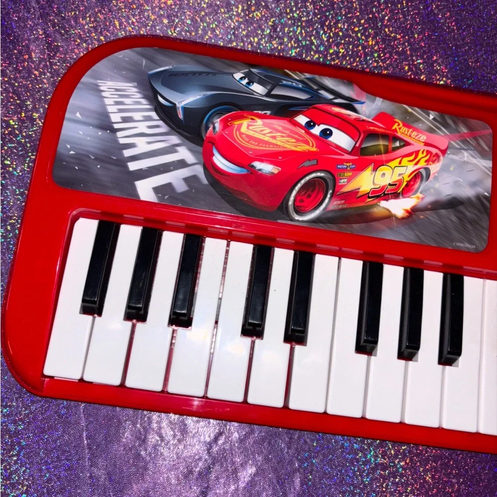 Vintage Disney Lightning McQueen Piano Toy